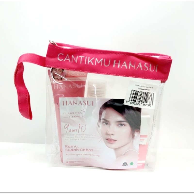 PAKET HANASUI FLAWLESS GLOW 10 | CANTIKMU HANASUI BPOM