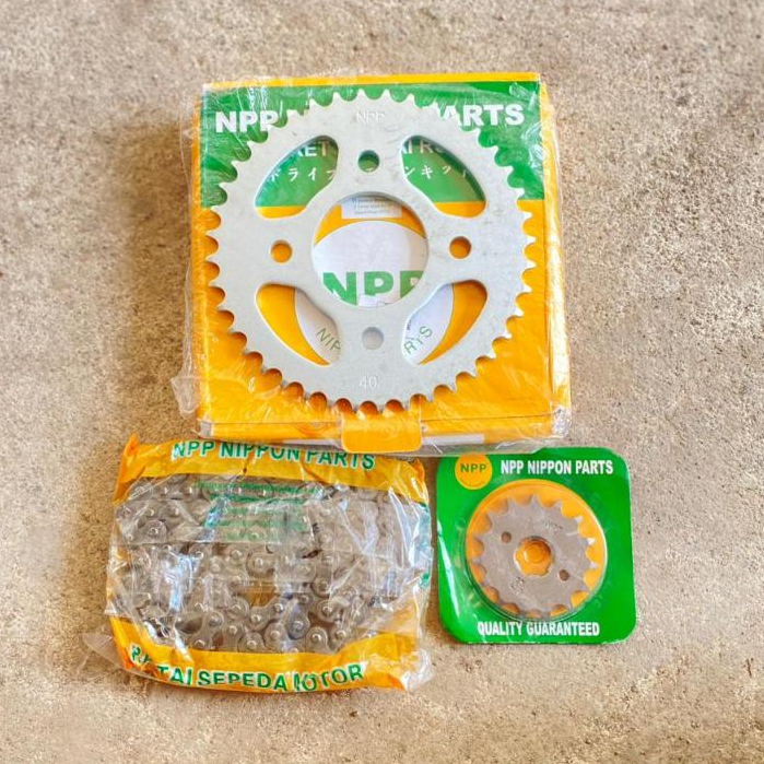 GIR SET GL MAX - GL PRO NEOTECH MEGAPRO PRIMUS MEGAPRO OLD MOTOR SPROCKET SET RANTAI NPP