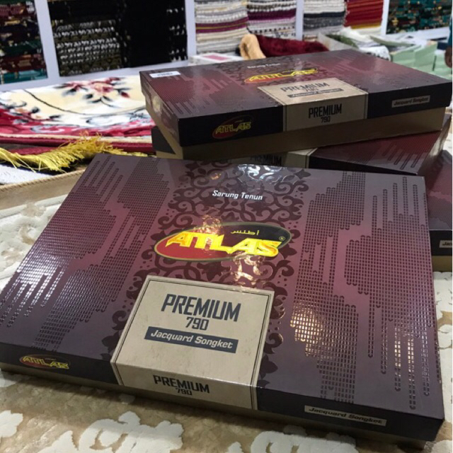 Sarung ATLAS Premium 790 Jacquard Songket