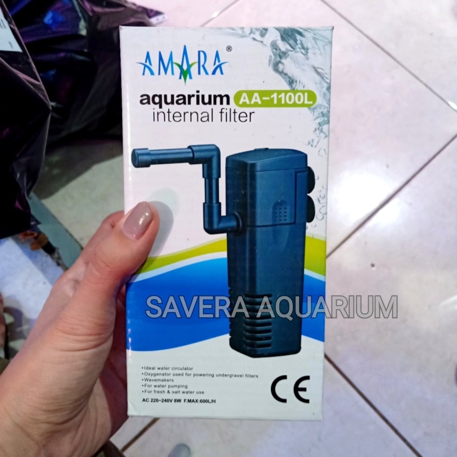 AMARA 1100L - INTERNAL FILTER 30-45 CM - FILTER AKUARIUM KECIL