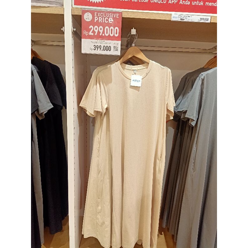 UNIQLO SALE 199K AIRism Katun Gaun Lengan Pendek [JASTIP UNIQLO]