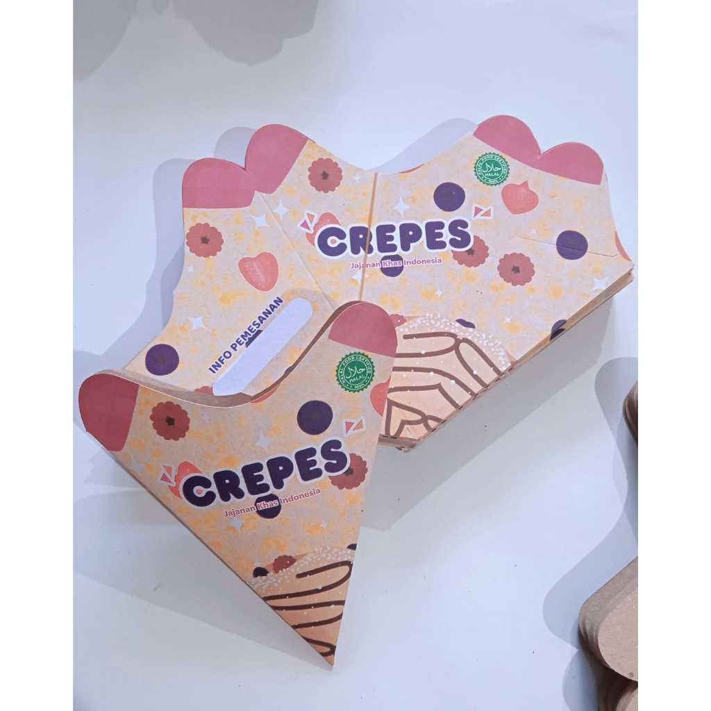 

300 Lembar bungkus crepes / Kemasan crepes / Wadah krepes / Kertas crepes