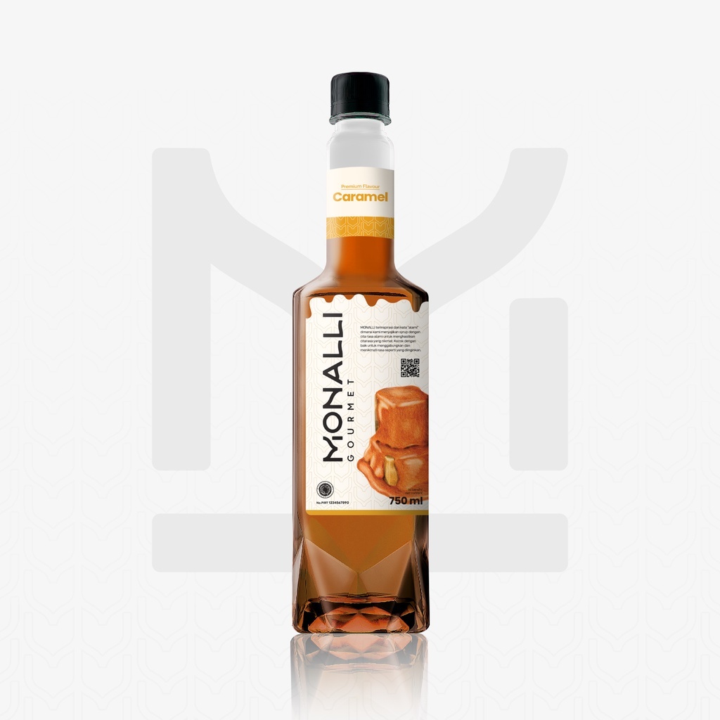 

Monalli Premium Syrup Caramel 750 mL - Sirup Rasa Karamel Premium untuk Resto / Cafe