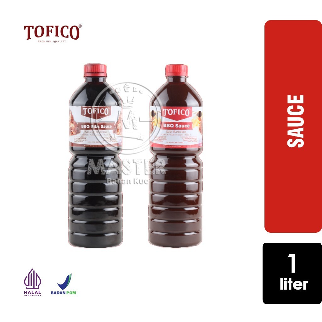 

Saus BBQ Tofico Barbekyu Barbeque Sauce [Botol Plastik 1 Liter]