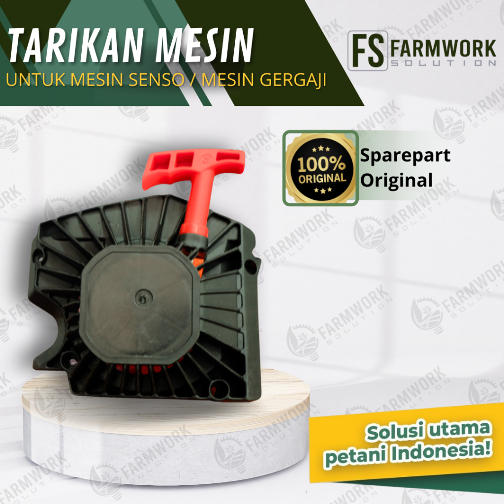 Recoil Starter Mesin Gergaji Bensin 2 Tak 58CC / Mesin Gergaji Chainsaw Sinso Senso 5800