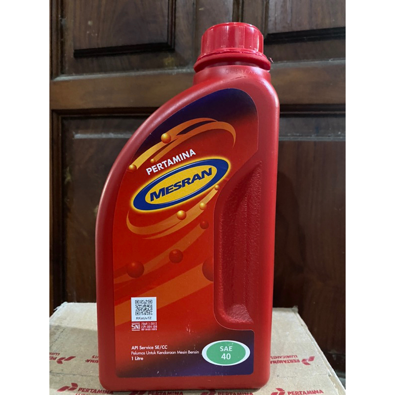 Oli Mesran SAE 40 1 Liter Mesin Motor Bebek 4Tak 1L