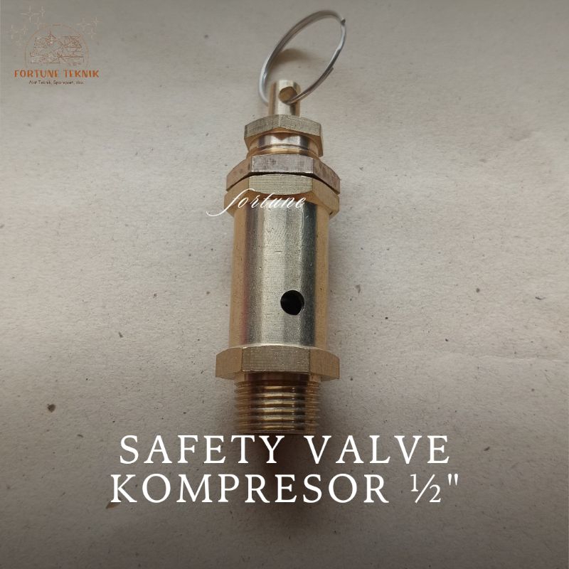 Safety Valve 1/2" Kompresor Safety Valve Angin
