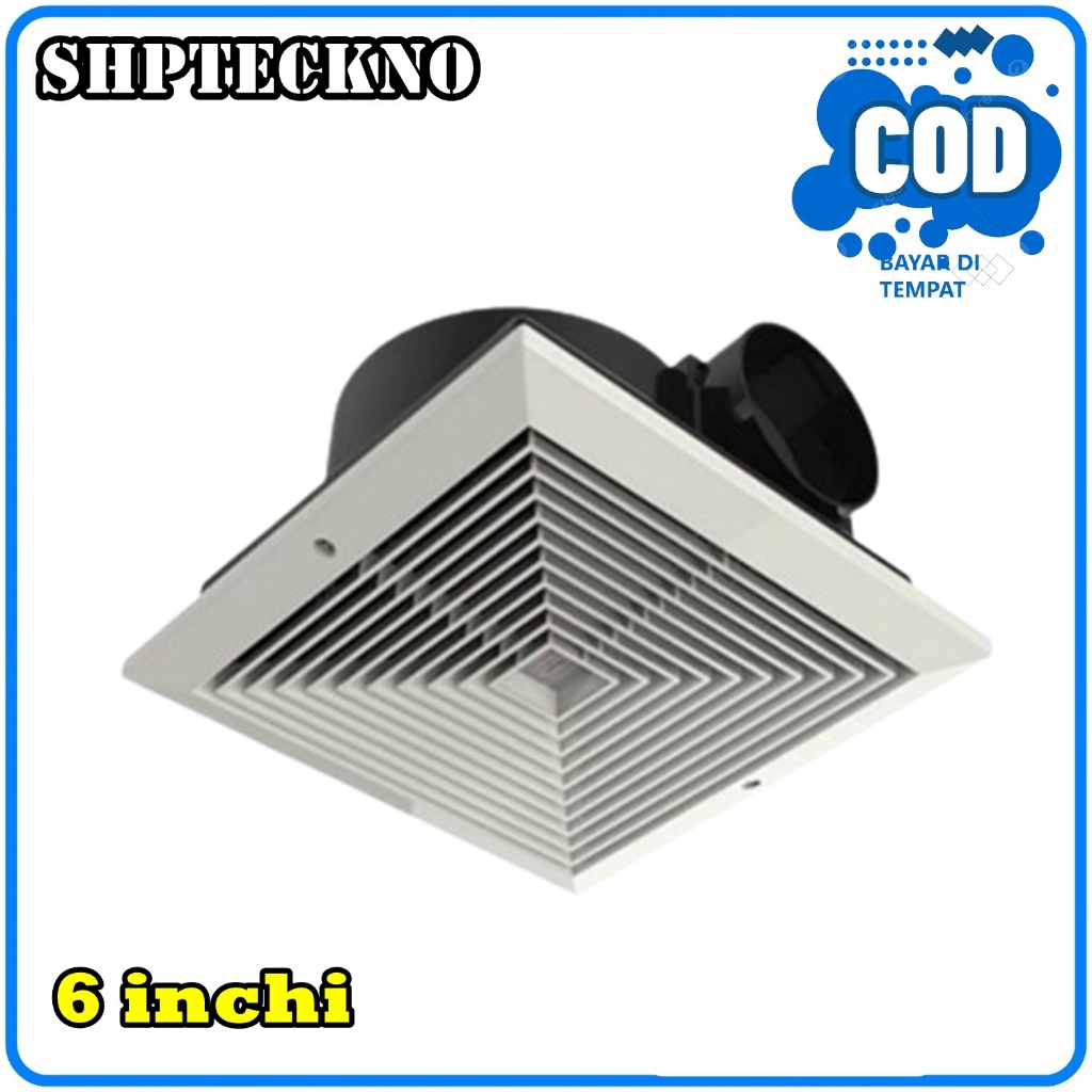 MASPION MV-16EX CEILING EXHAUST FAN 6 INCH MV 16 EX EXHAUST PLAFON DENGAN CORONG