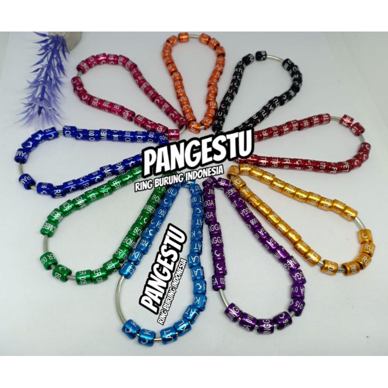 RING SAMPLE LUBANG 4,0 MM READY BUAT BURUNG MURAI ANIS KEMBANG TRUCUK DLL