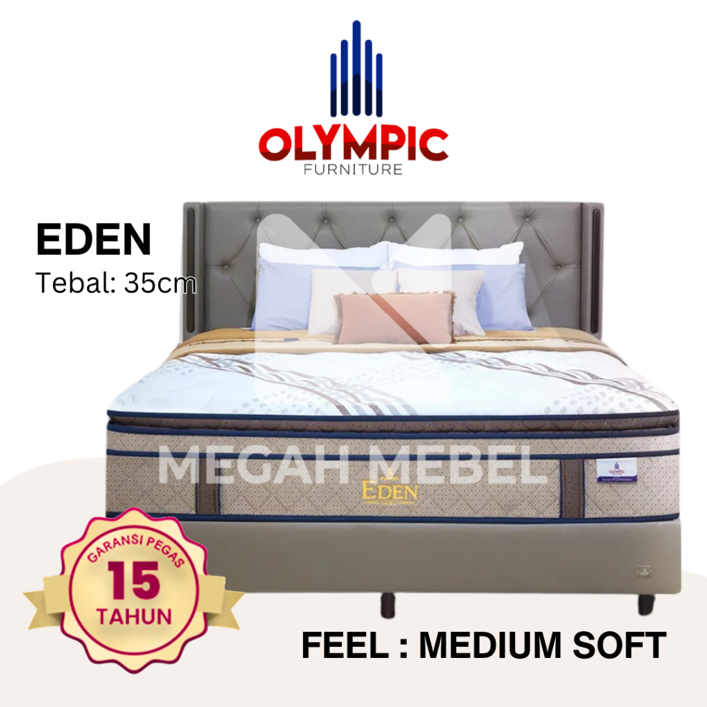 Olympic Springbed Tipe Eden Full Set Kasur Saja