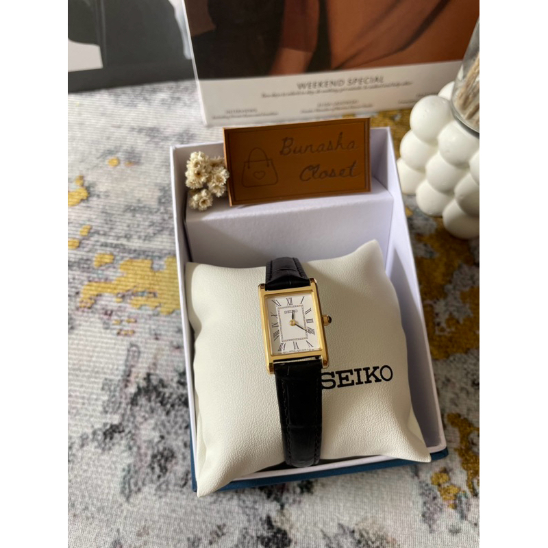 seiko tank ladies authentic original NEW