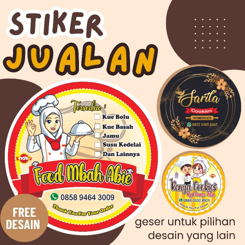 

Stiker Produk Stiker Toples Stiker Lebel Makanan Termurah