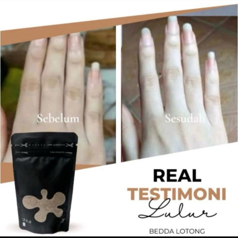 lulur bedda lotong / lulur bedak lotong/ lulur beda lotong viral