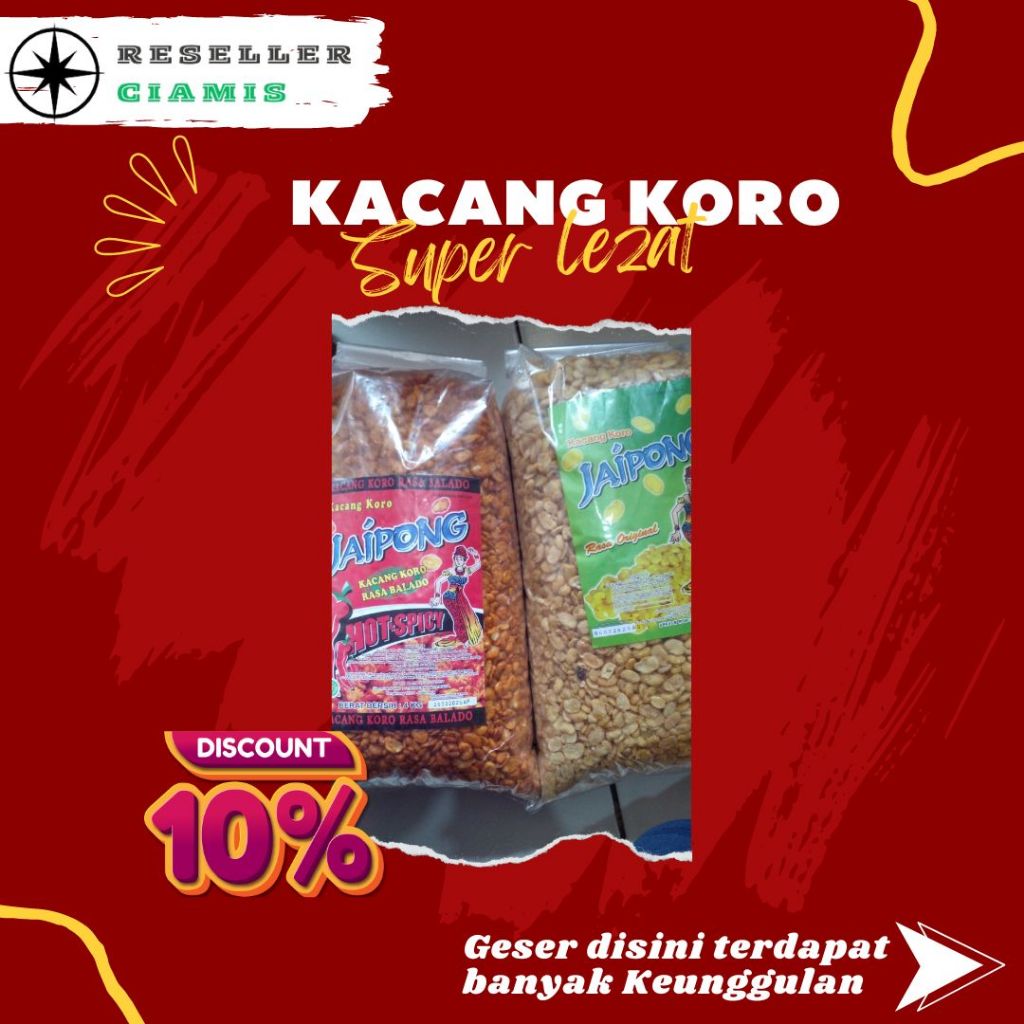 

Kacang Koro Rasa Pedas dan Original 4Kg Renyah Paling Murah Gurih Berkualitas Paling Populer Bikin Nagih Enak