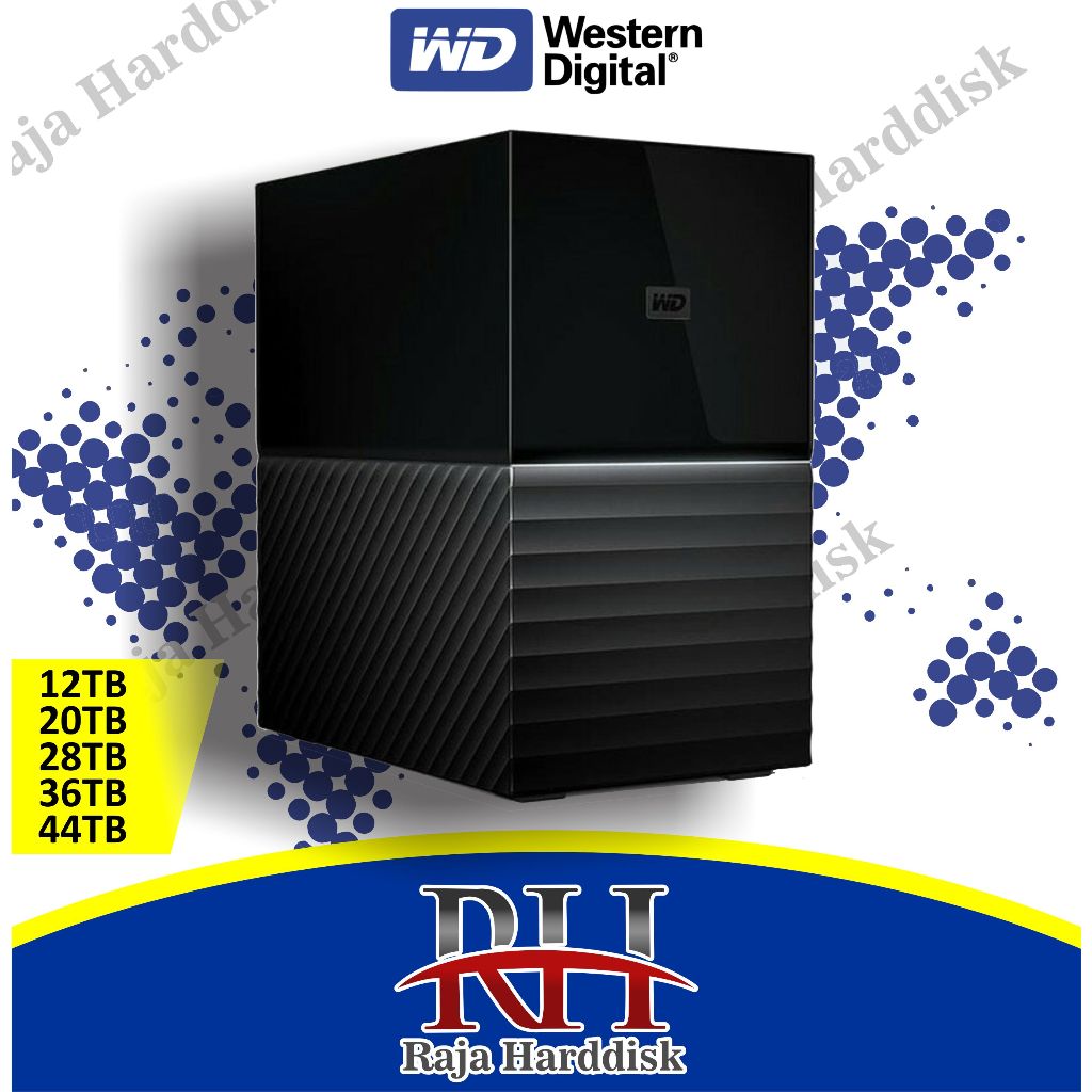 WD MY BOOK Duo 24TB / MYBOOK Duo 24 TB / HDD / HD Eksternal USB 3.0