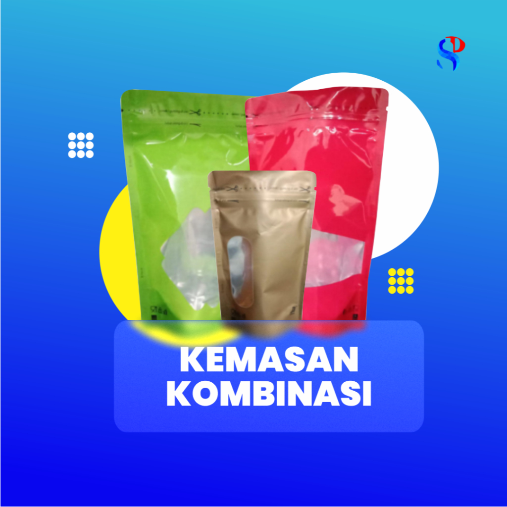 STP standing pouch kombinasi transparant merah 9x15 | 9 x 15 cm /kemasan snack 150gr