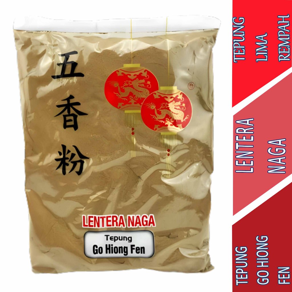 

Tepung Bumbu Lima Rempah - Lentera Naga - Tepung Go Hiong Fen - 500gr