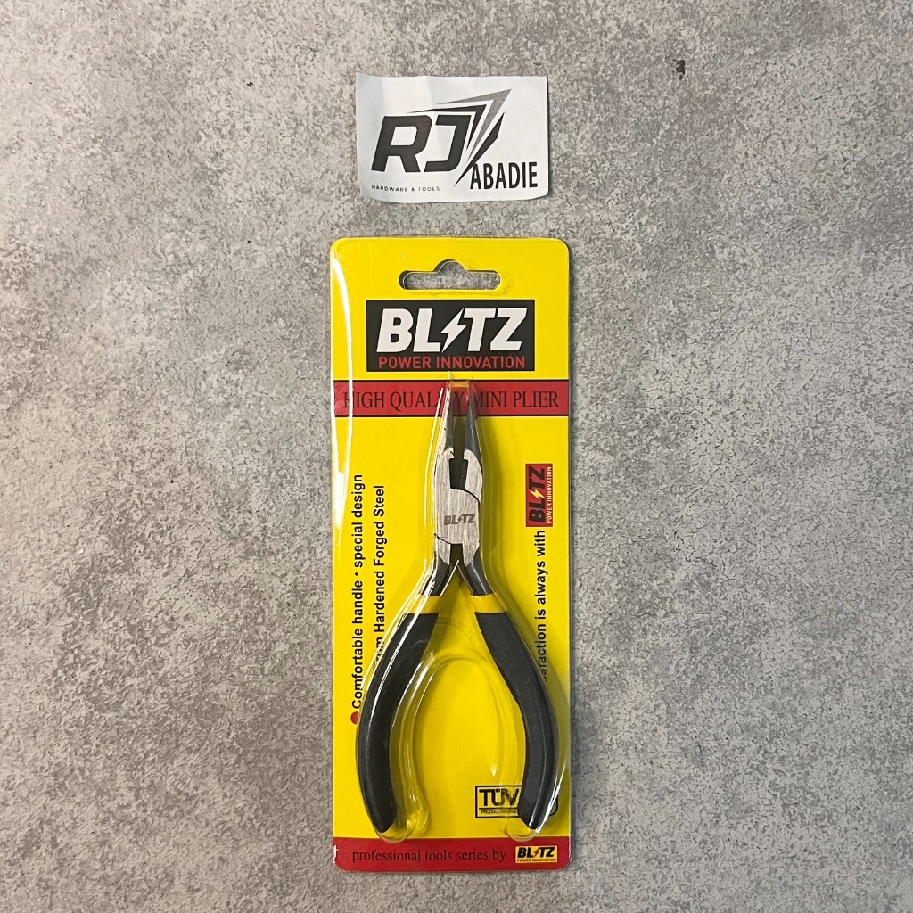 Tang Mini Lancip Cucut Long Nose Plier BLITZ 4.5 Inch