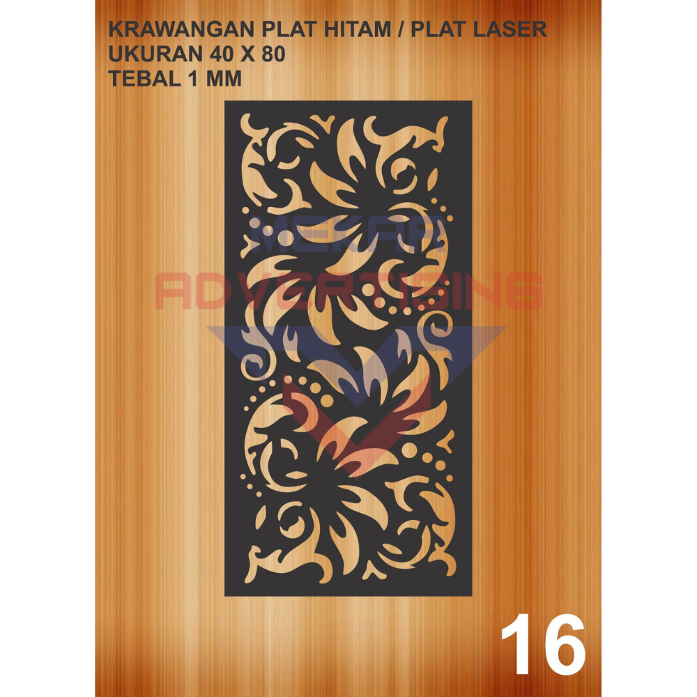 Pagar Besi Cutiing Laser / Krawangan Plat Hitam / Cutting Plat Laser / Plat Laser Cutting / Ornamen