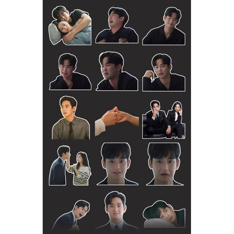 Sticker Drama Korea stiker Queen of Tears Whatsapp