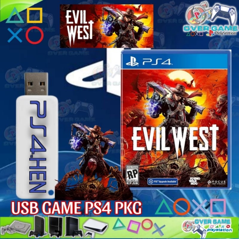 Game PS4 HEN Evil West PKG via Flashdisk