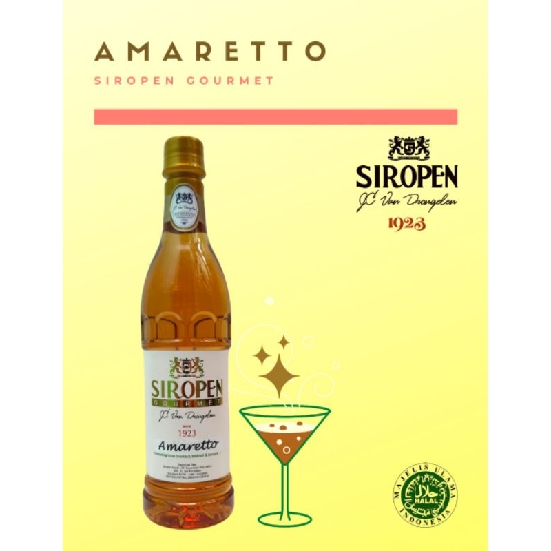 

Siropen Gourmet Amaretto 700ml