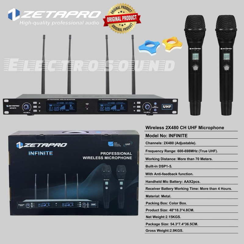 MIC WIRELESS ZETAPRO INFINITE / Zetapro Infinite / ZETAPRO ORIGINAL