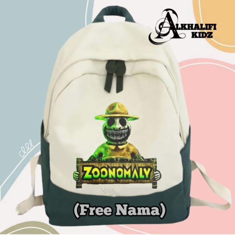 ZOONOMALY GAME ZOMBIE TAS RANSEL SEKOLAH ANAK