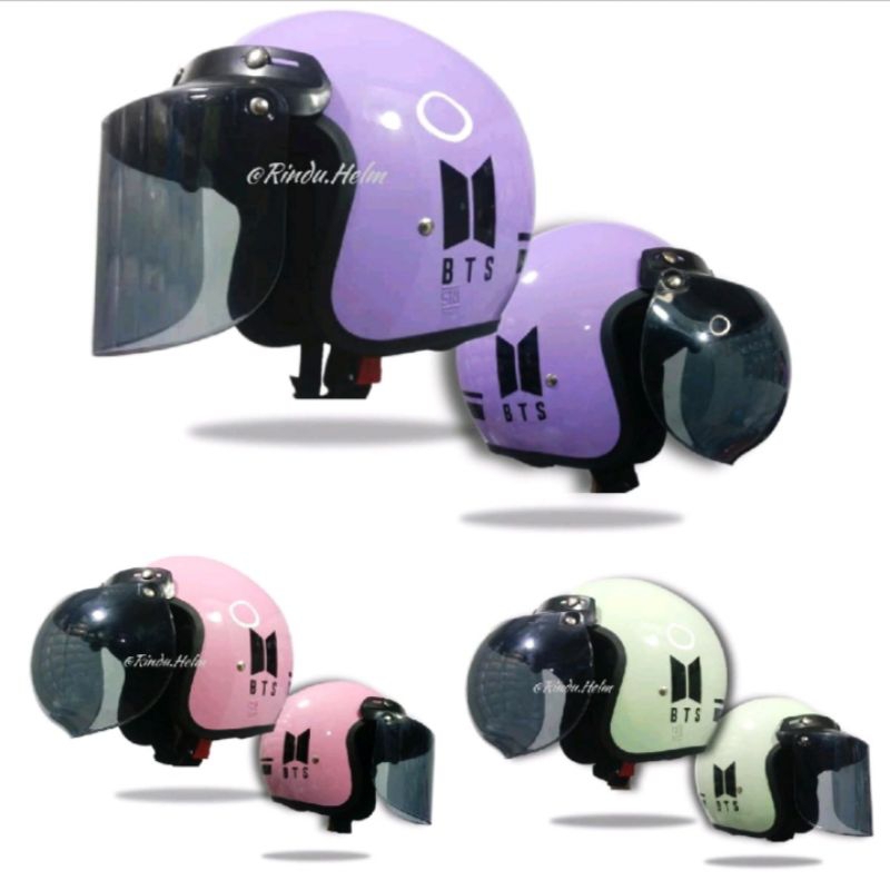 Helm Bogo wanita BTS