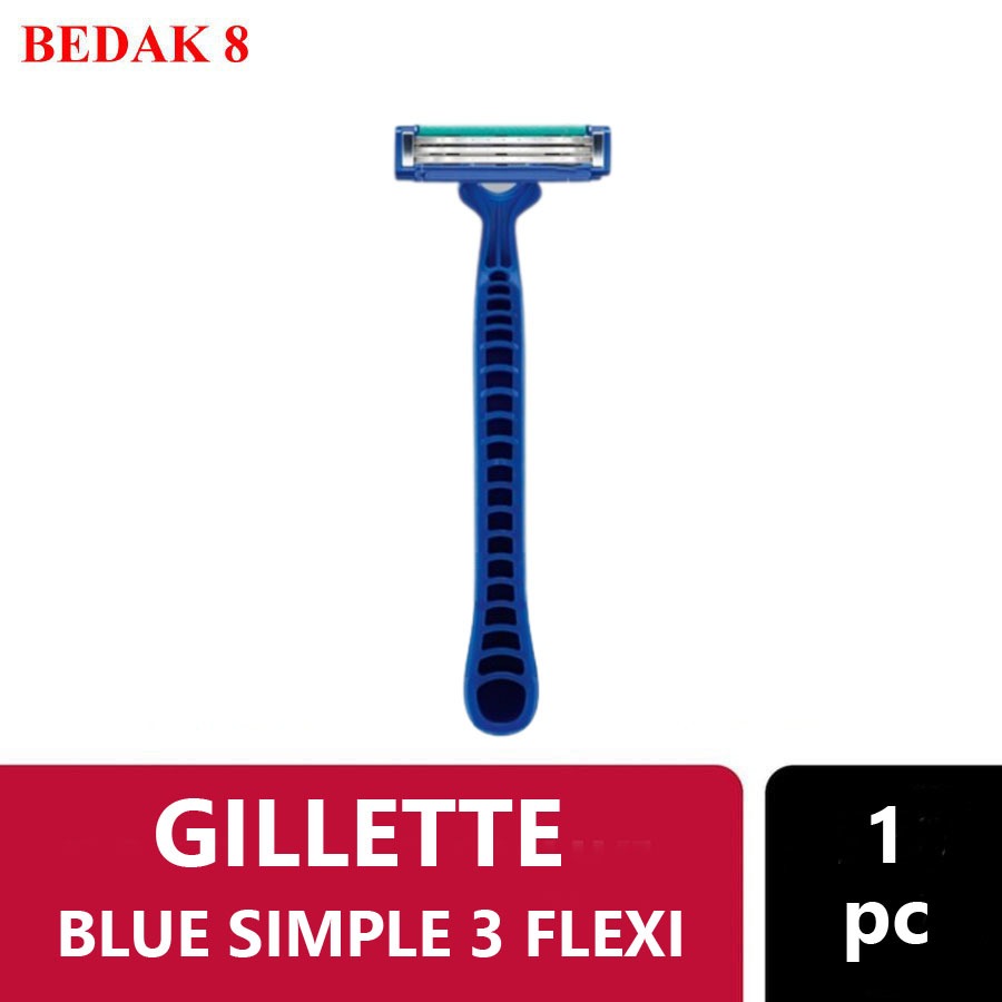 Alat Cukur Gillette Blue 3 Simple Flexi