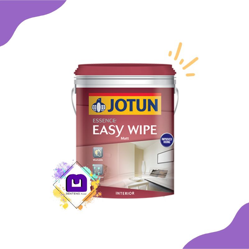 JOTUN EASY WIPE Cat Tembok Interior Mudah Di Bersihkan - 25KG (READY SEMUA WARNA)