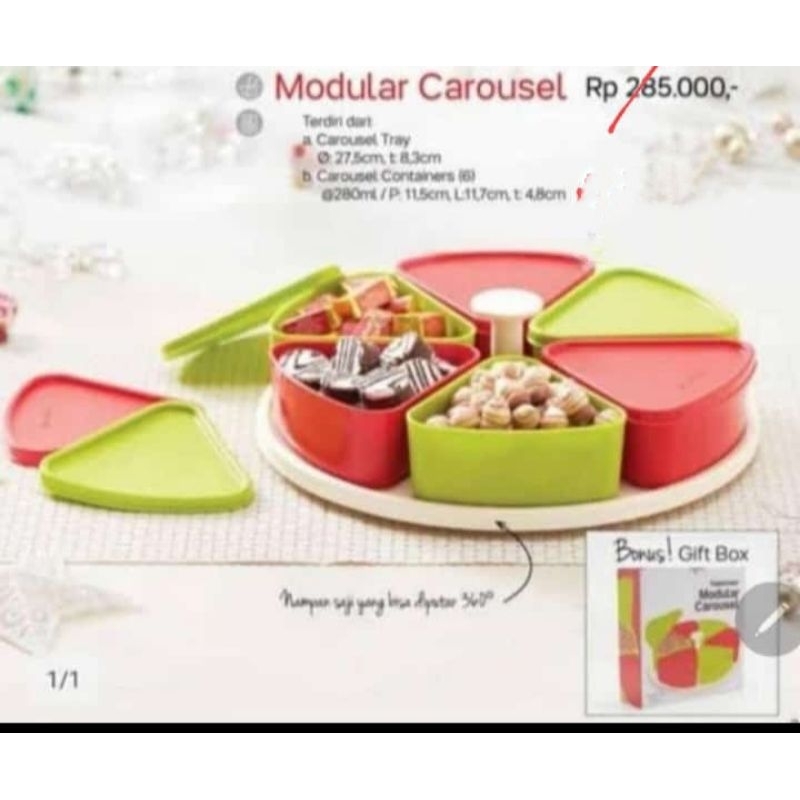 Tupperware Toples Modular Carousel