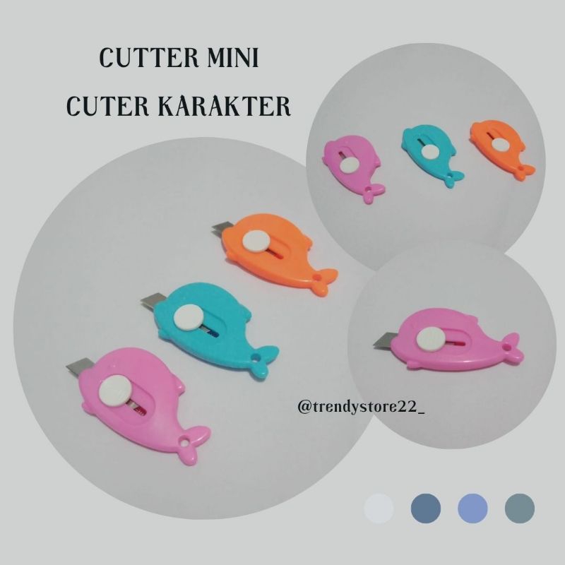 

CUTTER MINI | CUTTER KARAKTER | CUTTER KECIL | CUTTER PORTABEL