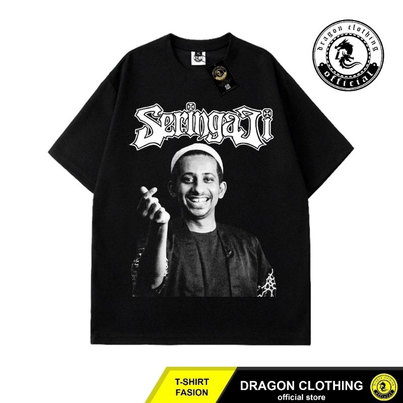 T-shirt  Baju Kaos SERINGAIxSERINGNGAJI HABIB JAFAR Koas Pria Wanita