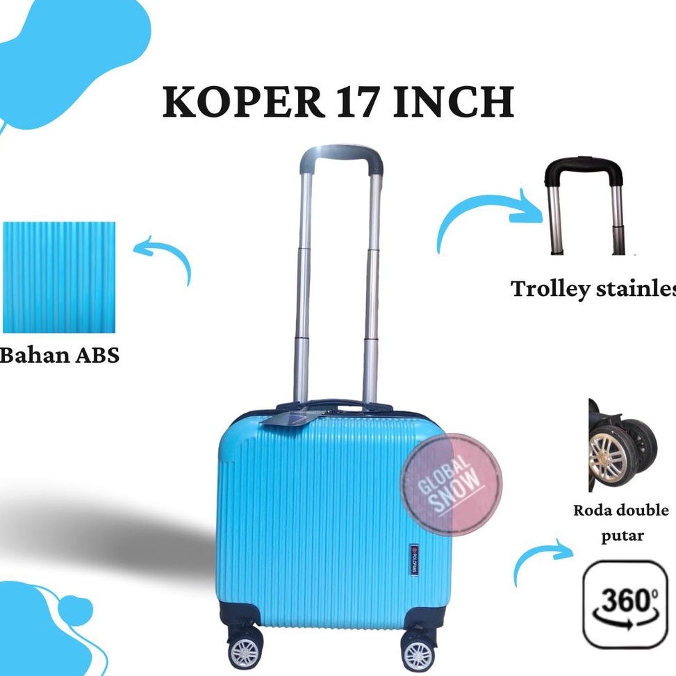 TERMURAH Koper 17inchi Polo Fans  Global Snow  Koper 17inch Travel  Koper 17 inchi  Koper 17 inch