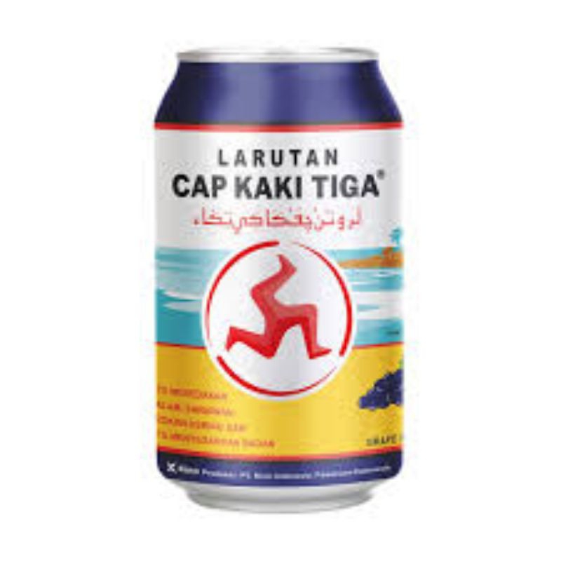 

Larutan Cap Kaki Tiga Kaleng Rasa Anggur 310 Ml