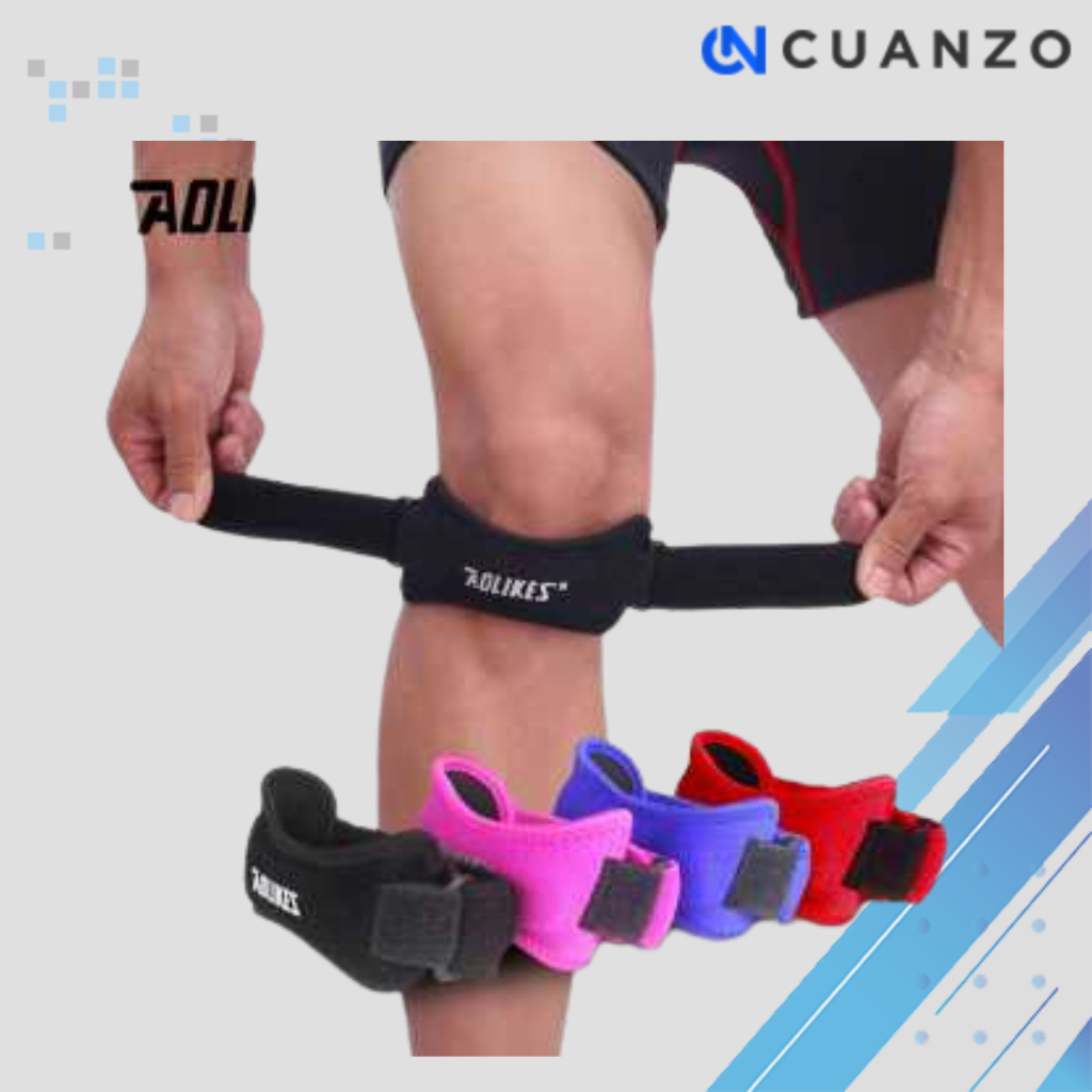 Pelindung Lutut Olahraga Knee Support Brace Wrap / Tali Deker Decker Knee Pelindung Penahan Pengaman
