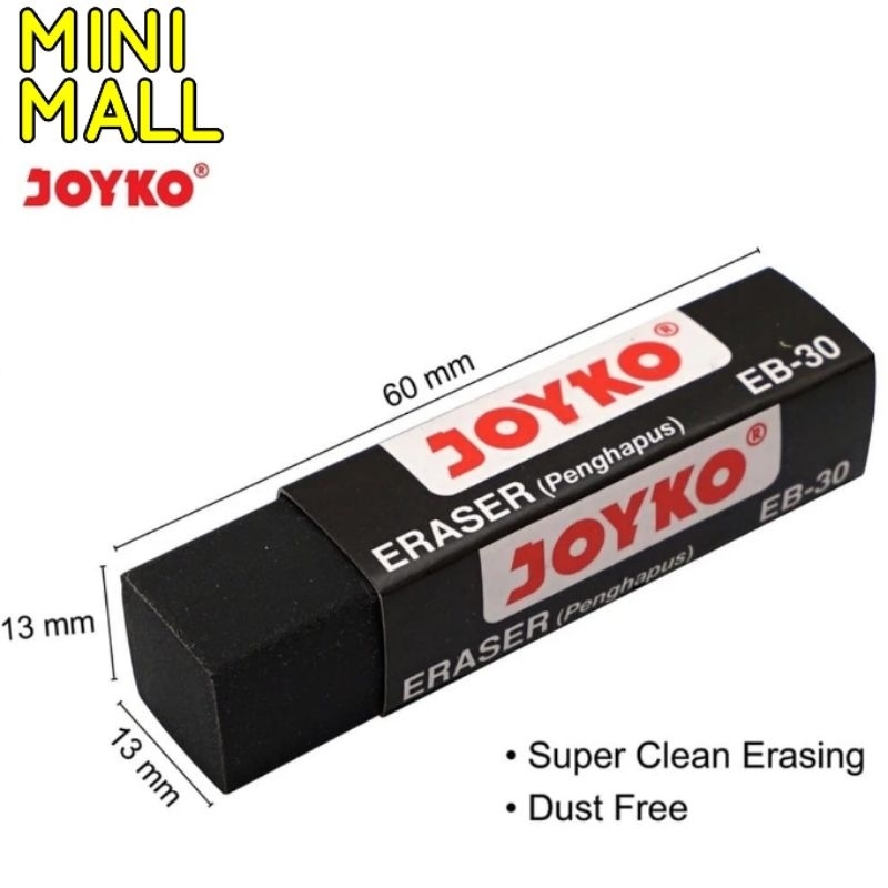

Penghapus Joyko Panjang Hitam Eraser Joyko Hitam EB-30 A57