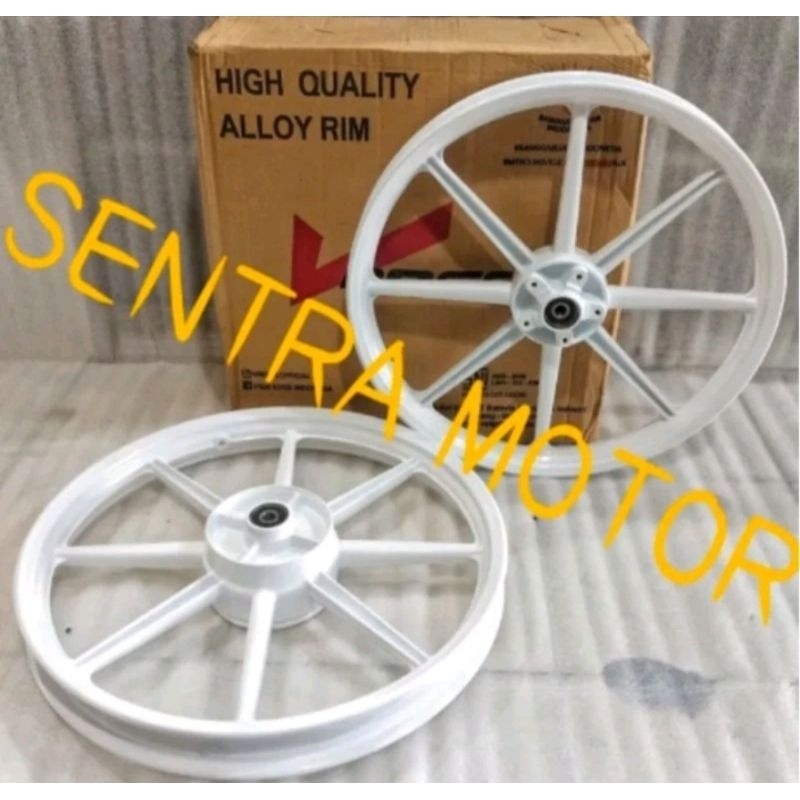 velg racing Supra x 100 , Supra fit 100 , Astrea grand depan cakram vrossi zigen swan palang 8