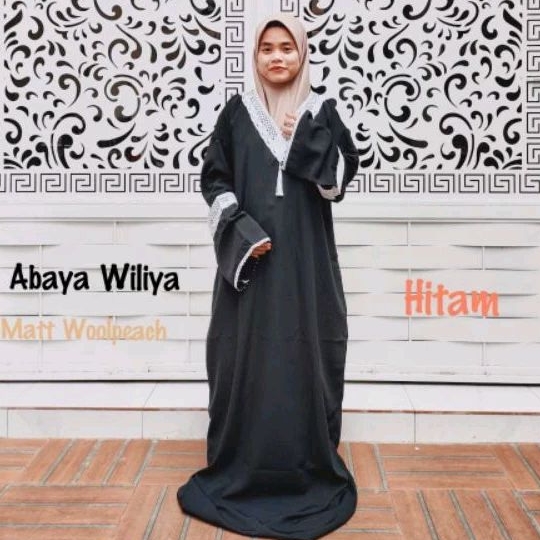 ABAYA SHOLAT MURAH, ABAYA SHOLAT 354 TRAVELING BAHAN WOLFIS