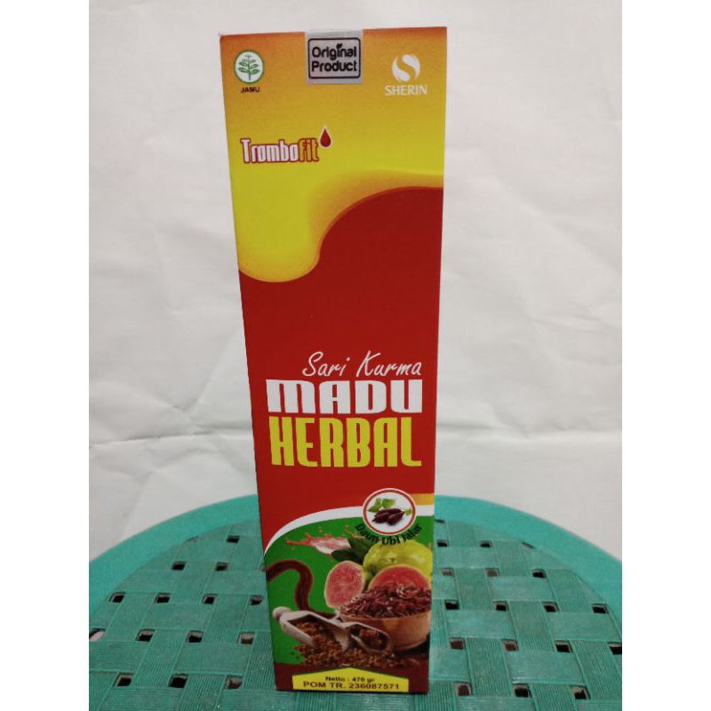 

Trombofit SARI KURMA ANGKAK - Madu Propolis JAMBU BIJI plus UBI JALAR 460gr original