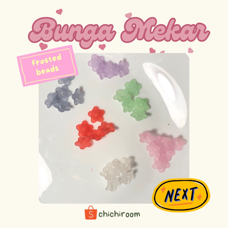 Kelopak bunga kecil | manik bunga | manik kelopak bunga mekar | manik bunga sakura | manik bunga mek