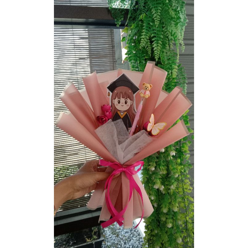 Buket Wisuda Bunga|Buket Wisuda topper|Buket Wisuda Murah|Buket Wisuda Mini|Buket Wisuda