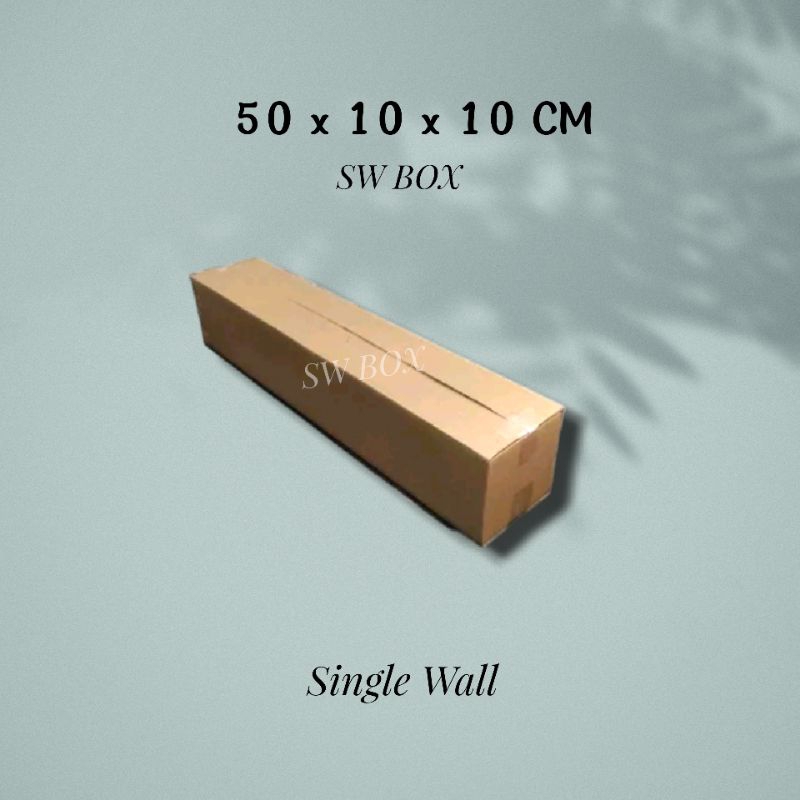 

Kardus Ukuran 50x10x10 CM Box untuk packing ST