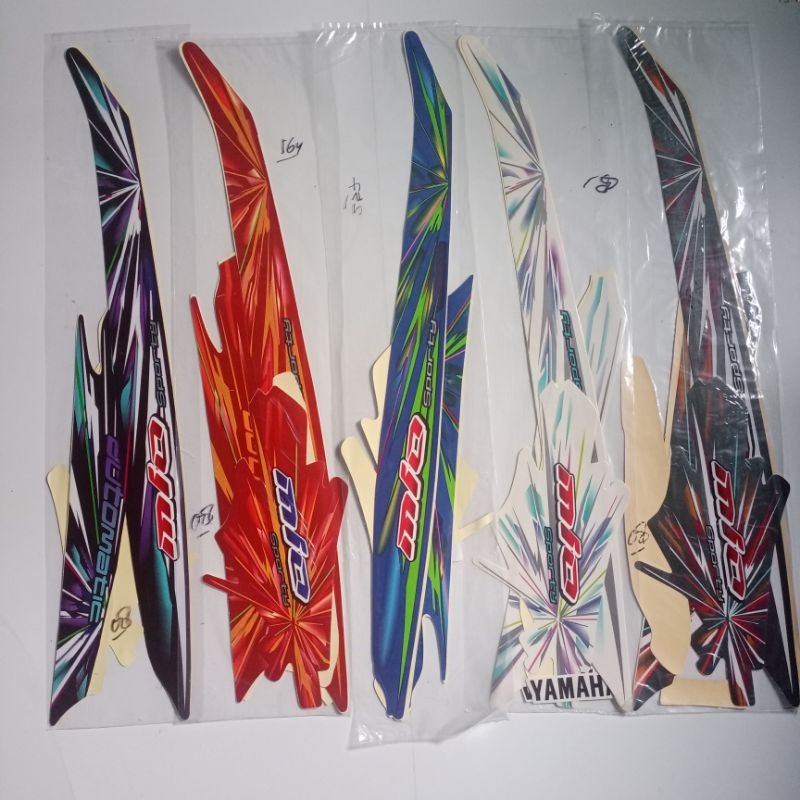 STIKER STRIPING STANDART MIO SPORTY 2008 LIS STIKER MOTOR MIO SPORTY 2008 BISA COD