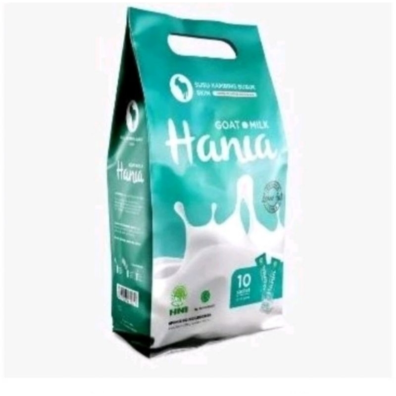 

Hania Susu Kambing Skim - Susu Kambing HNI - Hania Goat Milk HNI HPAI - Hania Susu Kambing Bubuk Murni Tanpa Gula - Full Cream - Skim