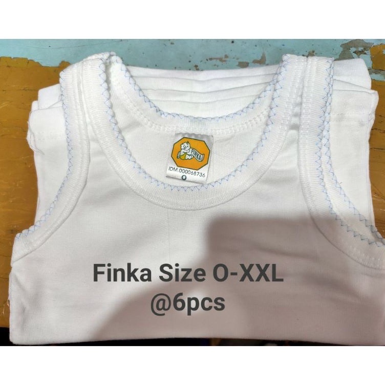 KODE P36O 6Pcs grosir singlet finka anak baby