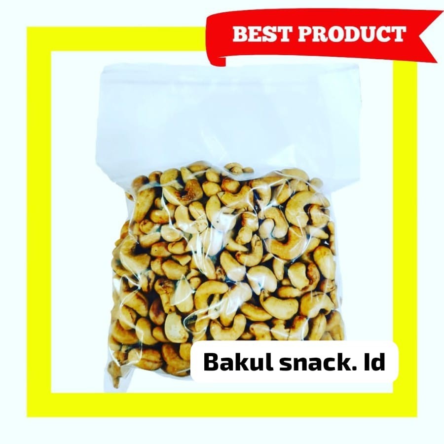 

BAKUL SNACK 500Gr KACANG METE ORIGINAL ( MEDE ASIN ) ROASTED /PANGGANG GURIH