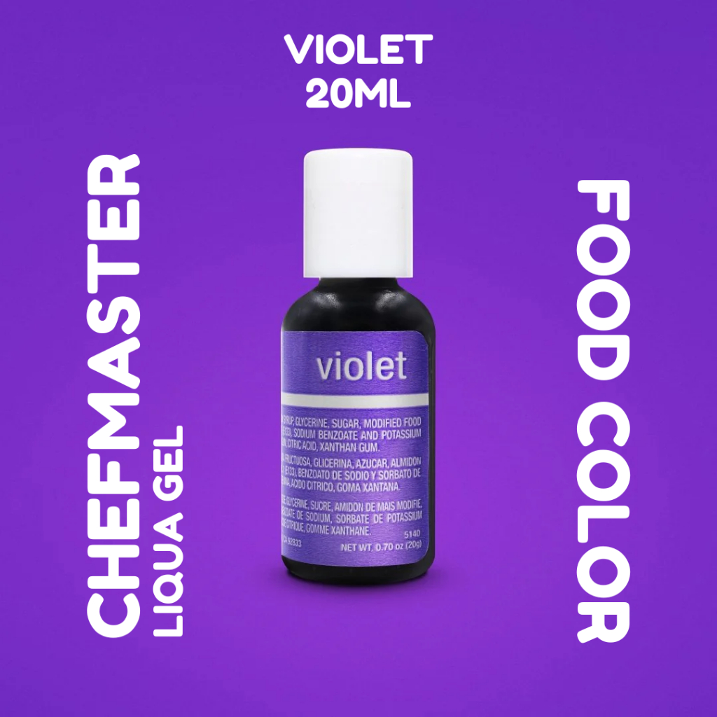 

Chefmaster Liqua Gel - Violet 20gr / Pewarna Makanan Kue