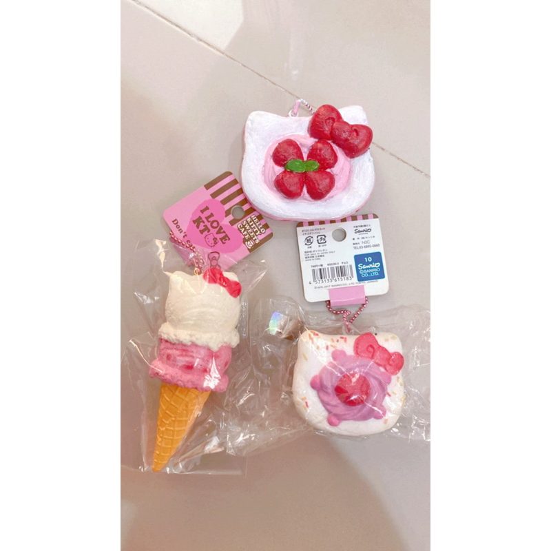 hello kitty sweets cafe squishy rare take all (3 hk)